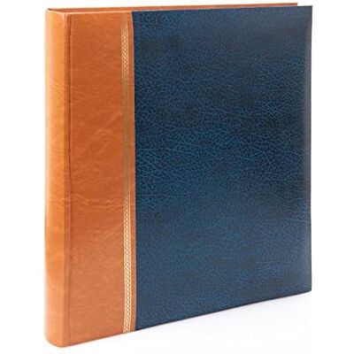 Kenro Grace Traditional Photo Album 100 Pages 28x33cm Navy Blue Faux Leather Non-Adhesive Pages KD104UE Kenro Grace Traditional Photo Album 100 Pages 28x33cm Navy Blue Faux Leather Non-Adhesive Pages KD104UE