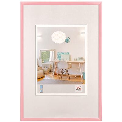 walther design New Lifestyle KV045Q Plastic Picture Frame, 30 x 45 cm, Pink walther design New Lifestyle KV045Q Plastic Picture Frame, 30 x 45 cm, Pink