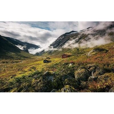 Komar SHX9-073 Fleece Photo Wallpaper Pure Norway XXL Decoration Nature Landscape Bedroom Living Room Office Hallway 450 x 280 cm Wide x Height Multi-Coloured Komar SHX9-073 Fleece Photo Wallpaper Pure Norway XXL Decoration Nature Landscape Bedroom Living Room Office Hallway 450 x 280 cm Wide x Height Multi-Coloured