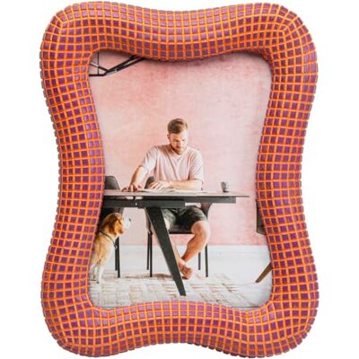 KARE+ Wavy Purple/Orange 18x23cm - Picture Frame KARE+ Wavy Purple/Orange 18x23cm - Picture Frame