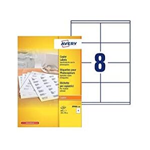 Avery DP080-100 White Rectangle Labels - Labels Avery DP080-100 White Rectangle Labels - Labels