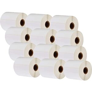LEYF Zebra Label for 100 mm x 150 mm 12 Rolls of Pack Label x 370 Pieces Per Roll = 4440 Labels Self-Adhesive Compatible for Dymo Labelwriter & Seiko Label Printers LEYF Zebra Label for 100 mm x 150 mm 12 Rolls of Pack Label x 370 Pieces Per Roll = 4440 Labels Self-Adhesive Compatible for Dymo Labelwriter & Seiko Label Printers