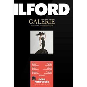 Ilford Galerie Gold Fibre Gloss, 310GSM, GPGFG, A3, 25 Sheets, Inkjet Paper, Photo Paper Ilford Galerie Gold Fibre Gloss, 310GSM, GPGFG, A3, 25 Sheets, Inkjet Paper, Photo Paper