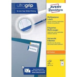Avery 3650 Self-Adhesive Rectangle Label - Label Avery 3650 Self-Adhesive Rectangle Label - Label