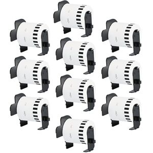 Dragon DK-22251 Continuous Labels Roll, 62mm(W) x 15.24m(L) Red & Black Print on White Compatible with Brother P-Touch QL-800, QL-810W, QL-820NWB Comes with Holder (Pack of 10) Dragon DK-22251 Continuous Labels Roll, 62mm(W) x 15.24m(L) Red & Black Print on White Compatible with Brother P-Touch QL-800, QL-810W, QL-820NWB Comes with Holder (Pack of 10)