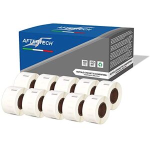 AFTERTECH 10x 99017 12.5 x 51 mm Compatible Adhesive Labels Rolls (220 Labels/Roll = 2200 Total) for Dymo LabelWriter Seiko SLP Printer Labeling Machines S0722460 10x99017 AFTERTECH 10x 99017 12.5 x 51 mm Compatible Adhesive Labels Rolls (220 Labels/Roll = 2200 Total) for Dymo LabelWriter Seiko SLP Printer Labeling Machines S0722460 10x99017