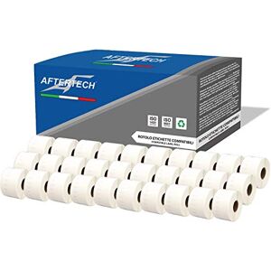 AFTERTECH 30x 11356 41 x 89 mm Compatible Adhesive Labels Rolls (300 Labels/Roll = 9000 Total) for Dymo LabelWriter Seiko SLP Printer Labeling Machines S0722560 30x11356 AFTERTECH 30x 11356 41 x 89 mm Compatible Adhesive Labels Rolls (300 Labels/Roll = 9000 Total) for Dymo LabelWriter Seiko SLP Printer Labeling Machines S0722560 30x11356
