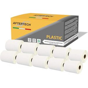 AFTERTECH 10 x 4XLP 4XL 104 x 159 mm Compatible Adhesive Waterproof Plastic Labels Rolls (220 Labels/Roll = 2200 Total) for Dymo LabelWriter Printer 10x4XLPLA AFTERTECH 10 x 4XLP 4XL 104 x 159 mm Compatible Adhesive Waterproof Plastic Labels Rolls (220 Labels/Roll = 2200 Total) for Dymo LabelWriter Printer 10x4XLPLA
