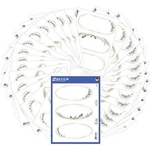 Avery Set of self-Adhesive Labels, 90 Pieces (46 x 106 mm, Stickers for jam Jars, Preserving Labels, Household Labels, Product Stickers in Creamy White Texture Look, Hand writable) Item Avery Set of self-Adhesive Labels, 90 Pieces (46 x 106 mm, Stickers for jam Jars, Preserving Labels, Household Labels, Product Stickers in Creamy White Texture Look, Hand writable) Item