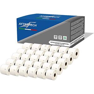 AFTERTECH 30x 11354 57x32mm Compatible Adhesive Label Rolls (1000 Labels/roll = 30000 Total) for Dymo LabelWriter Seiko SLP labelmakers Printers S0722540 30x11354 AFTERTECH 30x 11354 57x32mm Compatible Adhesive Label Rolls (1000 Labels/roll = 30000 Total) for Dymo LabelWriter Seiko SLP labelmakers Printers S0722540 30x11354