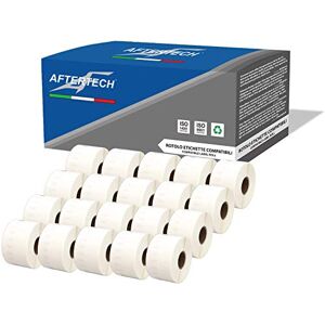 AFTERTECH 20x 11356 41 x 89 mm Compatible Adhesive Labels Rolls (300 Labels/Roll = 6000 Total) for Dymo LabelWriter Seiko SLP Printer Labeling Machines S0722560 20 x 11356 AFTERTECH 20x 11356 41 x 89 mm Compatible Adhesive Labels Rolls (300 Labels/Roll = 6000 Total) for Dymo LabelWriter Seiko SLP Printer Labeling Machines S0722560 20 x 11356