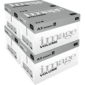 IMAGE Volume White 80gsm A3 Multi-Purpose Paper Pack of 4 Cards 20 Reams of 500 Sheets 10,000 Sheets IMAGE Volume White 80gsm A3 Multi-Purpose Paper Pack of 4 Cards 20 Reams of 500 Sheets 10,000 Sheets