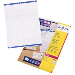 Avery Address Labels 560 pcs – L7163-40 Multipurpose Labels 99x38mm – Jam-Free Laser Printer Sheets – Easy Peel for Parcels & Envelopes Avery Address Labels 560 pcs – L7163-40 Multipurpose Labels 99x38mm – Jam-Free Laser Printer Sheets – Easy Peel for Parcels & Envelopes