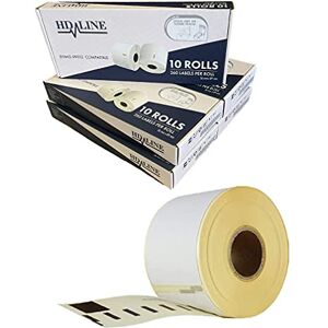 hd-line Labels for Labelwriter 99012-50 Roll Pack Labels x 260 Labels per Roll = 13000 Labels, Self-Adhesive, Compatible with Labelwriter & Seiko Label Printers, 89 x 36 mm hd-line Labels for Labelwriter 99012-50 Roll Pack Labels x 260 Labels per Roll = 13000 Labels, Self-Adhesive, Compatible with Labelwriter & Seiko Label Printers, 89 x 36 mm