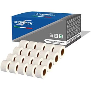 AFTERTECH 20x 99010 28x89mm Compatible Adhesive Labels Rolls (130 Labels/roll = 2600 Total) for Dymo LabelWriter Seiko SLP LabelWriters Printers S0722370 20x99010 (Package May Vary) AFTERTECH 20x 99010 28x89mm Compatible Adhesive Labels Rolls (130 Labels/roll = 2600 Total) for Dymo LabelWriter Seiko SLP LabelWriters Printers S0722370 20x99010 (Package May Vary)