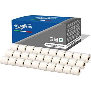 AFTERTECH 30x 99014 54x101mm Compatible Adhesive Label Rolls (220 Labels/roll = 6600 Total) for Dymo LabelWriter Seiko SLP labelmakers Printers S0722436 30x99014 AFTERTECH 30x 99014 54x101mm Compatible Adhesive Label Rolls (220 Labels/roll = 6600 Total) for Dymo LabelWriter Seiko SLP labelmakers Printers S0722436 30x99014