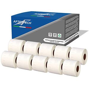 AFTERTECH 10x 99014 54x101mm Compatible Adhesive Labels Rolls (220 Labels/roll = 2200 Total) for Dymo LabelWriter Seiko SLP LabelWriters Printers S0722434 10x99014 AFTERTECH 10x 99014 54x101mm Compatible Adhesive Labels Rolls (220 Labels/roll = 2200 Total) for Dymo LabelWriter Seiko SLP LabelWriters Printers S0722434 10x99014