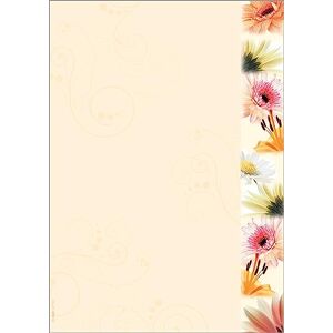 Sigel DP788 Writing paper "Flowerstyle", A4, 90 gsm, 50 sheets Sigel DP788 Writing paper "Flowerstyle", A4, 90 gsm, 50 sheets