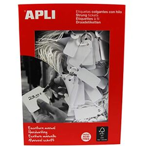 APLI 386 – Hanging Tags, White, 13 x 34 mm, 1000 Units APLI 386 – Hanging Tags, White, 13 x 34 mm, 1000 Units