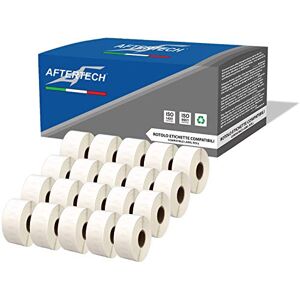 AFTERTECH 20x 11355 19x51mm Compatible Adhesive Labels Rolls (500 Labels/roll = 10000 Total) for Dymo LabelWriter Seiko SLP LabelWriters Printers S0722550 20x11355 AFTERTECH 20x 11355 19x51mm Compatible Adhesive Labels Rolls (500 Labels/roll = 10000 Total) for Dymo LabelWriter Seiko SLP LabelWriters Printers S0722550 20x11355