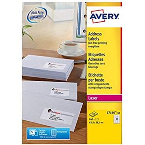 Avery L7160-40 White Address Labels - Address Labels Avery L7160-40 White Address Labels - Address Labels