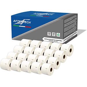 AFTERTECH 20x 11354 57x32mm Compatible Adhesive Labels Rolls (1000 Labels/roll = 20000 Total) for Dymo LabelWriter Seiko SLP Labeling Machines Printers S0722540 20x11354 AFTERTECH 20x 11354 57x32mm Compatible Adhesive Labels Rolls (1000 Labels/roll = 20000 Total) for Dymo LabelWriter Seiko SLP Labeling Machines Printers S0722540 20x11354