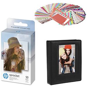 HP Sprocket 2x3 Premium Zink Sticky Back Photo Paper (50 Pack) Compatible with Sprocket Photo Printers HP Sprocket 2x3 Premium Zink Sticky Back Photo Paper (50 Pack) Compatible with Sprocket Photo Printers