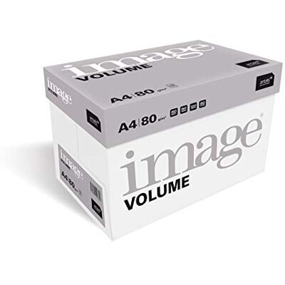 IMAGE Volume A4 White Multi-Purpose Paper 80Gsm 1 Box 5 Reams Of 500 Sheets 2,500 Sheets IMAGE Volume A4 White Multi-Purpose Paper 80Gsm 1 Box 5 Reams Of 500 Sheets 2,500 Sheets