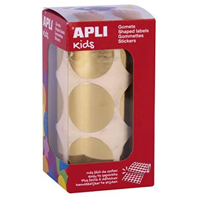 APLI Kids 18481 – Roll of Round Rubber Bands Ø33 mm Metallic Gold APLI Kids 18481 – Roll of Round Rubber Bands Ø33 mm Metallic Gold