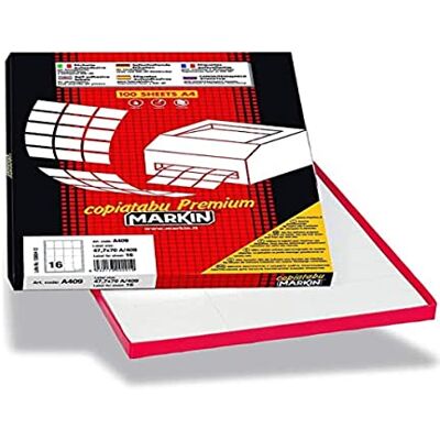 MarkIn 210 °C517 White 1800PEZZO (The) Self Adhesive Label MarkIn 210 °C517 White 1800PEZZO (The) Self Adhesive Label