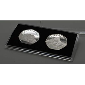 The Commemorative Coin Company THE FLYING SCOTSMAN & THE MALLARD Fine Silver Commemoratives in 50p Coin Display Case. Steam Railway Engines/Locomotive/Train The Commemorative Coin Company THE FLYING SCOTSMAN & THE MALLARD Fine Silver Commemoratives in 50p Coin Display Case. Steam Railway Engines/Locomotive/Train