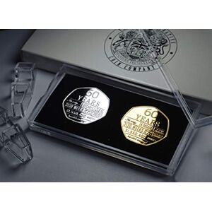 The Commemorative Coin Company Pair of 60th Birthday .999 Silver & 24ct Gold Commemoratives. Display Case and Gift/Presentation Box Unique. Gift/Present. 60 Sixty Years Sixtieth The Commemorative Coin Company Pair of 60th Birthday .999 Silver & 24ct Gold Commemoratives. Display Case and Gift/Presentation Box Unique. Gift/Present. 60 Sixty Years Sixtieth