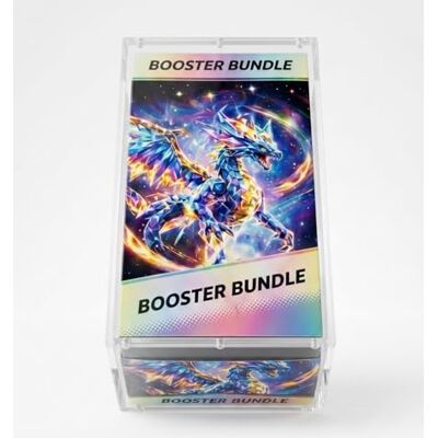 LJ BROS Booster Bundle Case Acrylic Display Case, Top Loading Magnetic Lid 5mm Clear Thick UV Protection Protector Box for Trading Cards (27.4 x 15.6 x 11.7 cm) (Holds 10 Booster Bundles 60 Booster Packs) LJ BROS Booster Bundle Case Acrylic Display Case, Top Loading Magnetic Lid 5mm Clear Thick UV Protection Protector Box for Trading Cards (27.4 x 15.6 x 11.7 cm) (Holds 10 Booster Bundles 60 Booster Packs)