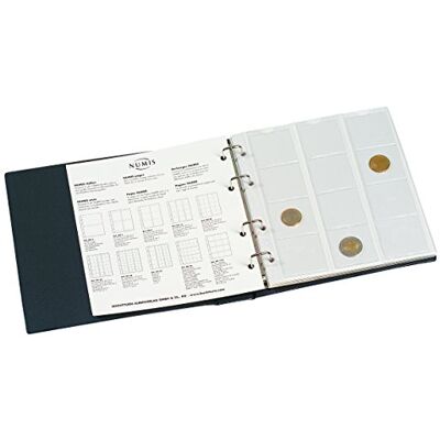 Leuchtturm 337964 Coin Album Numis 5 sleeves for coins of various sizes with diameters of 44, 34, 25 and 17 mm blue Leuchtturm 337964 Coin Album Numis 5 sleeves for coins of various sizes with diameters of 44, 34, 25 and 17 mm blue
