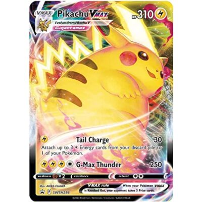 Friki Monkey Pokémon Pikachu VMAX SWSH286 Jumbo XXL Card Friki Monkey Pokémon Pikachu VMAX SWSH286 Jumbo XXL Card