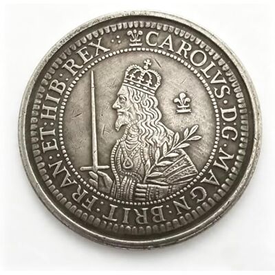VOPETHOR Commemorative Coin United Kingdom Old Coins Uncirculated Antique British Coin 1643 Charles I Art Souvenir VOPETHOR Commemorative Coin United Kingdom Old Coins Uncirculated Antique British Coin 1643 Charles I Art Souvenir