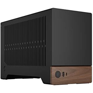 Fractal Design Terra Graphite Wood Walnut front panel Small form factor mITX gaming case – PCIe 4.0 riser cable – USB Type-C Anodized aluminum panels Fractal Design Terra Graphite Wood Walnut front panel Small form factor mITX gaming case – PCIe 4.0 riser cable – USB Type-C Anodized aluminum panels