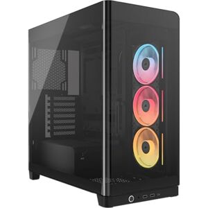 Corsair FRAME 4500X LX-R RGB LINK Panoramic Glass Mid-Tower PC Case – InfiniRail Mounting System, Fits Dual 360mm Radiators, GPU Anti-Sag, 3x LX120R RGB LINK Fans Included – Black Corsair FRAME 4500X LX-R RGB LINK Panoramic Glass Mid-Tower PC Case – InfiniRail Mounting System, Fits Dual 360mm Radiators, GPU Anti-Sag, 3x LX120R RGB LINK Fans Included – Black