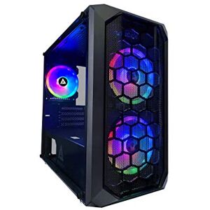 APEVIA PRODIGY-BK Micro-ATX Gaming Case with 1 x Tempered Glass Panel, Top USB3.0/USB2.0/Audio Ports, 3 x RGB Fans, Black Frame APEVIA PRODIGY-BK Micro-ATX Gaming Case with 1 x Tempered Glass Panel, Top USB3.0/USB2.0/Audio Ports, 3 x RGB Fans, Black Frame