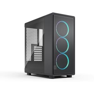 Fractal Design Epoch Black RGB Tempered Glass Light Tint- High Airflow PC Gaming Case Mesh Front Panel Three Momentum 12 RGB Fans Included Spacious Interior ATX/mATX/ITX Support Fractal Design Epoch Black RGB Tempered Glass Light Tint- High Airflow PC Gaming Case Mesh Front Panel Three Momentum 12 RGB Fans Included Spacious Interior ATX/mATX/ITX Support