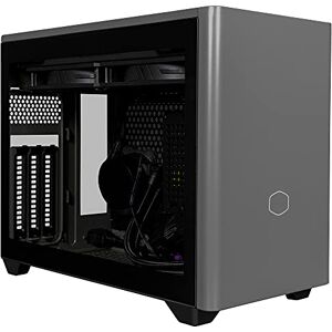 Cooler Master MasterBox NR200P MAX UK Plug Mini-ITX PC Case Tempered Glass Side Panel, 280mm AIO CPU Cooler, 850W 80-PLUS Gold PSU Fully Modular, Vertical GPU Support with PCI-e 4.0 x16 Riser Cable Cooler Master MasterBox NR200P MAX UK Plug Mini-ITX PC Case Tempered Glass Side Panel, 280mm AIO CPU Cooler, 850W 80-PLUS Gold PSU Fully Modular, Vertical GPU Support with PCI-e 4.0 x16 Riser Cable
