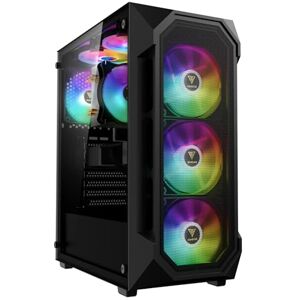 GAMDIAS AURA GC1 ELITE ARGB ATX Mid Tower PC Case - High airflow mesh, 4 ARGB fans GAMDIAS AURA GC1 ELITE ARGB ATX Mid Tower PC Case - High airflow mesh, 4 ARGB fans