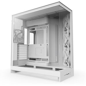 NZXT H9 Flow (2025) – Large Dual-Chamber ATX Mid-Tower Airflow PC Case – Includes 3 x 140mm & 1 x 120mm Fans – 420mm Radiator Support – Tempered Glass – Back-Connect Ready – White NZXT H9 Flow (2025) – Large Dual-Chamber ATX Mid-Tower Airflow PC Case – Includes 3 x 140mm & 1 x 120mm Fans – 420mm Radiator Support – Tempered Glass – Back-Connect Ready – White