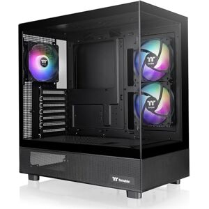 Thermaltake View 270 Plus TG ARGB Black Mid Tower E-ATX Case; 3x120mm ARGB Fans Included; Support Up to 360mm Radiator; Front & Side Dual Tempered Glass Panel; CA-1Y7-00M1WN-01; 3 Year Warranty Thermaltake View 270 Plus TG ARGB Black Mid Tower E-ATX Case; 3x120mm ARGB Fans Included; Support Up to 360mm Radiator; Front & Side Dual Tempered Glass Panel; CA-1Y7-00M1WN-01; 3 Year Warranty