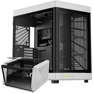 GAMDIAS Gaming PC Case, ATX Mid Tower Computer Case, Dual Orientation, Dual-Chamber, One-touch Open Tempered Glass Side Panel, Cable Management System GAMDIAS Gaming PC Case, ATX Mid Tower Computer Case, Dual Orientation, Dual-Chamber, One-touch Open Tempered Glass Side Panel, Cable Management System