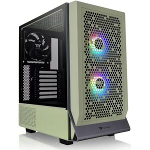 Thermaltake Ceres 300 Matcha Green Mid Tower E-ATX Computer Case with Tempered Glass Side Panel; 2xCT140 ARGB Fan Preinstalled; Rotational PCIe Slots; CA-1Y2-00MEWN-00; 3 Years Warranty Thermaltake Ceres 300 Matcha Green Mid Tower E-ATX Computer Case with Tempered Glass Side Panel; 2xCT140 ARGB Fan Preinstalled; Rotational PCIe Slots; CA-1Y2-00MEWN-00; 3 Years Warranty