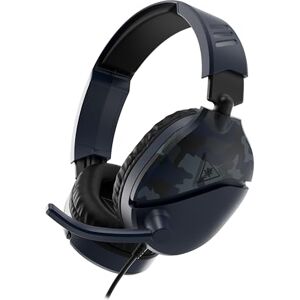 Turtle Beach Recon 70 Camo Blue Wired Multiplatform Gaming Headset for PS5, PS4, Xbox Series X or S, Xbox One and Mobile with 3.5mm Wired Connection, Flip-to-Mute Mic, 40mm Speakers Turtle Beach Recon 70 Camo Blue Wired Multiplatform Gaming Headset for PS5, PS4, Xbox Series X or S, Xbox One and Mobile with 3.5mm Wired Connection, Flip-to-Mute Mic, 40mm Speakers
