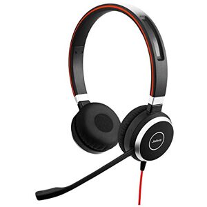 Jabra Evolve 40 MS Stereo Headset – Microsoft Certified Headphones for VoIP Softphone with Passive Noise Cancellation – USB-Cable with Controller – Black Jabra Evolve 40 MS Stereo Headset – Microsoft Certified Headphones for VoIP Softphone with Passive Noise Cancellation – USB-Cable with Controller – Black