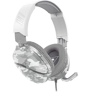 Turtle Beach Recon 70 Camo White Wired Multiplatform Gaming Headset for PS5, PS4, Xbox Series X or S, Xbox One and Mobile with 3.5mm Wired Connection, Flip-to-Mute Mic, 40mm Speakers Turtle Beach Recon 70 Camo White Wired Multiplatform Gaming Headset for PS5, PS4, Xbox Series X or S, Xbox One and Mobile with 3.5mm Wired Connection, Flip-to-Mute Mic, 40mm Speakers