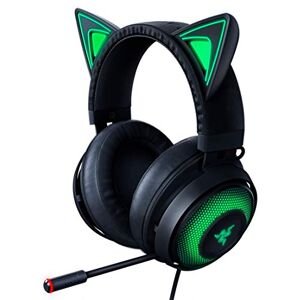 Razer Kraken Kitty RGB USB Gaming Headset: THX 7.1 Spatial Surround Sound - Chroma RGB Lighting - Retractable Active Noise Cancelling Mic - Lightweight Aluminum Frame - for PC - Classic Black Razer Kraken Kitty RGB USB Gaming Headset: THX 7.1 Spatial Surround Sound - Chroma RGB Lighting - Retractable Active Noise Cancelling Mic - Lightweight Aluminum Frame - for PC - Classic Black